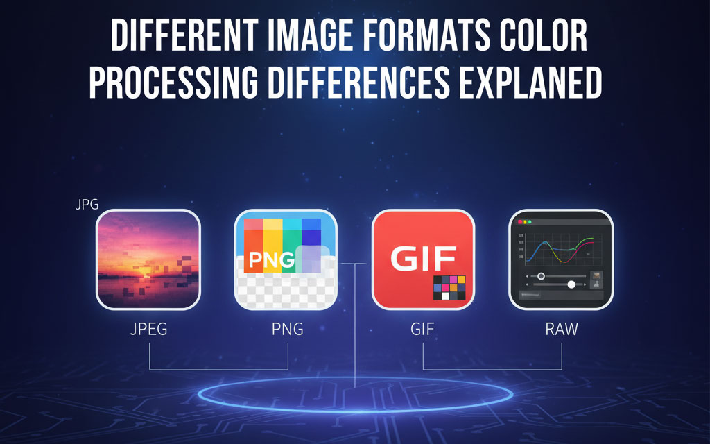 Different Image Formats Color Processing Differences Explained - Complete Guide 2025